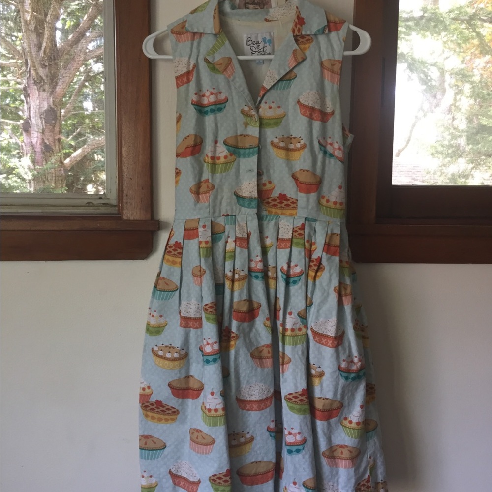 SOLD You’re in Luck Dress in Pie by Bea & Dot - Picture 5 of 6